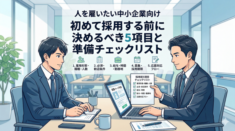 人を雇いたい