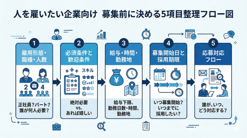 人を雇いたい