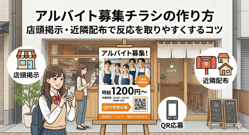 アルバイト募集チラシ