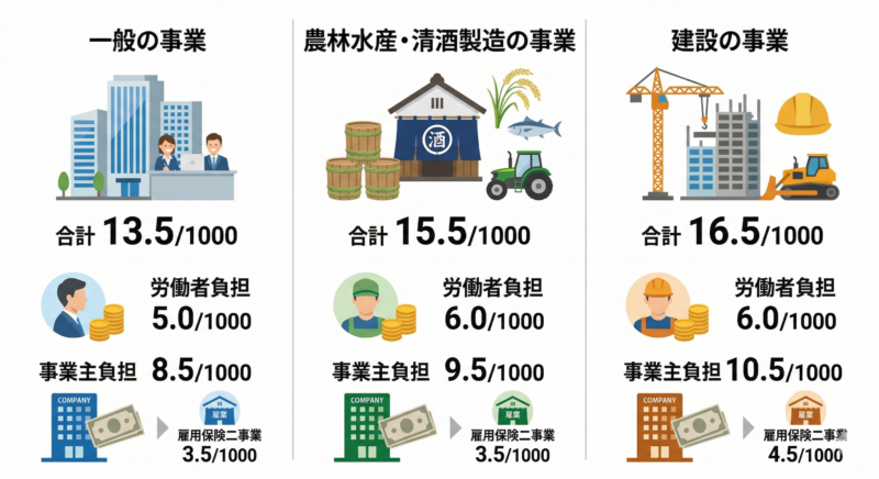 2026年4月 雇用保険料率