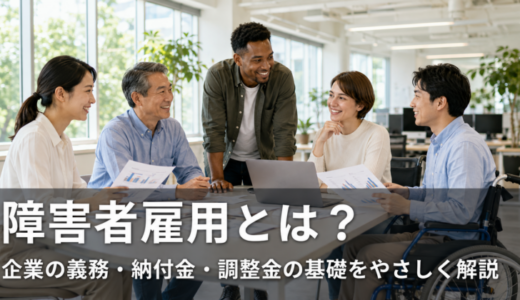 【2026年最新】障害者雇用とは？ 企業の義務と罰金（ペナルティ）の有無、納付金の計算方法を解説