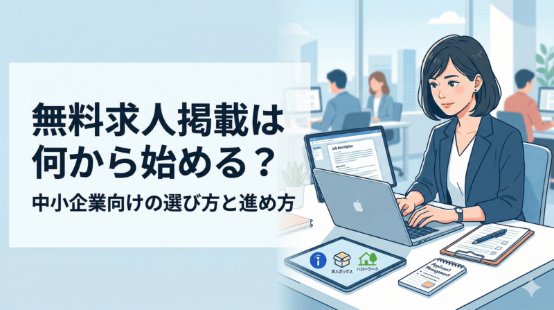 無料で求人掲載