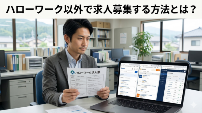 ハローワーク以外で求人募集する方法とは？中小企業向けの併用先5選と使い分け