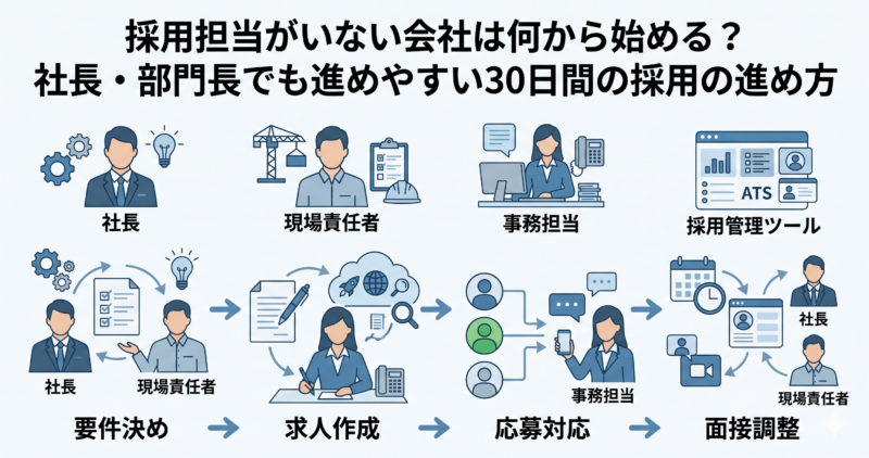 採用担当がいない会社