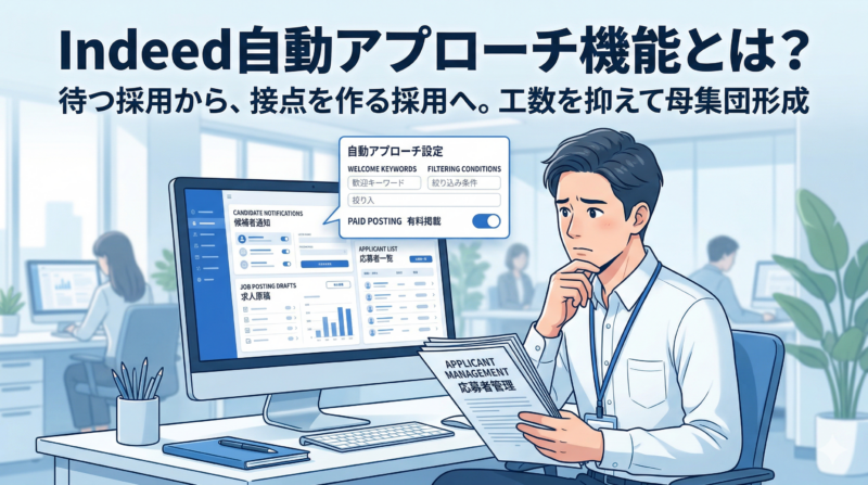 インディード自動アプローチ機能