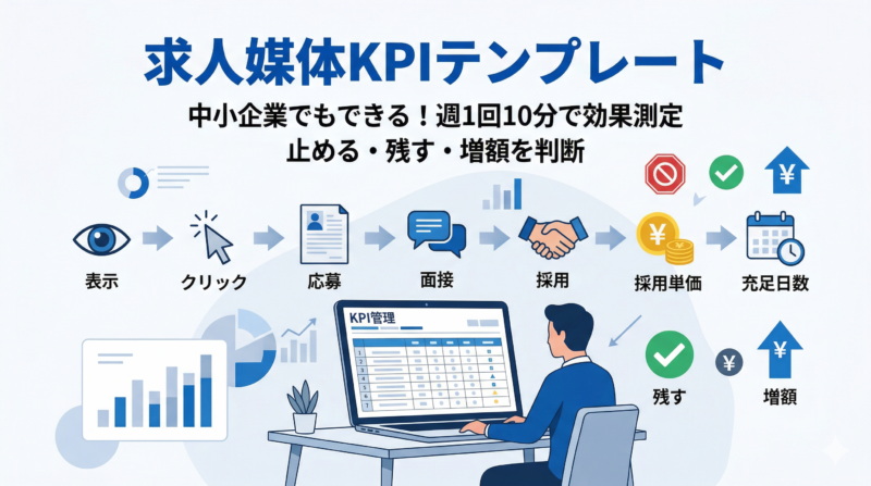 求人媒体 KPI テンプレ