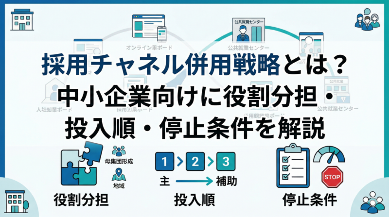 採用チャネル 併用 戦略