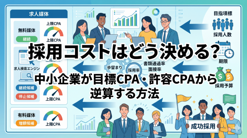採用コスト 目標CPA