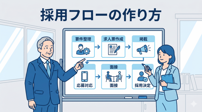 採用フロー 作り方