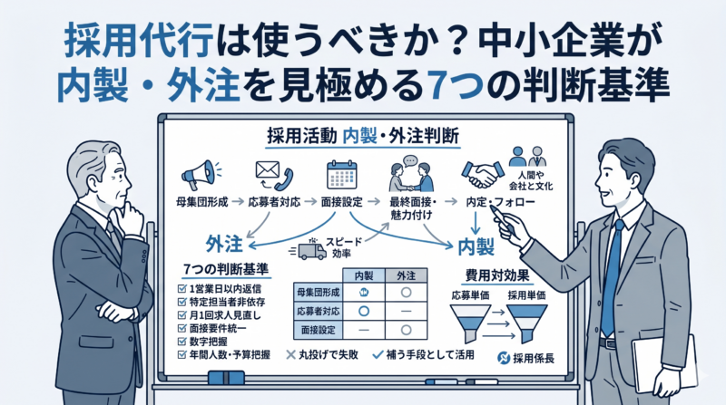 採用代行 使うべきか